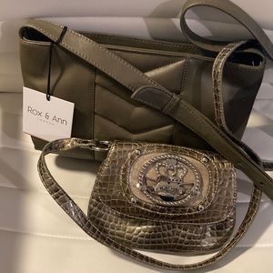 Kathy Van Zeeland crossbody and Rox & Ann London